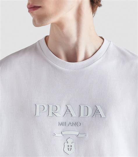 mens prada t-shirt|Prada t shirt men's sale.